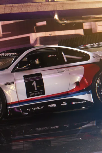 Link to the BMW M6 GT3 portfolio page