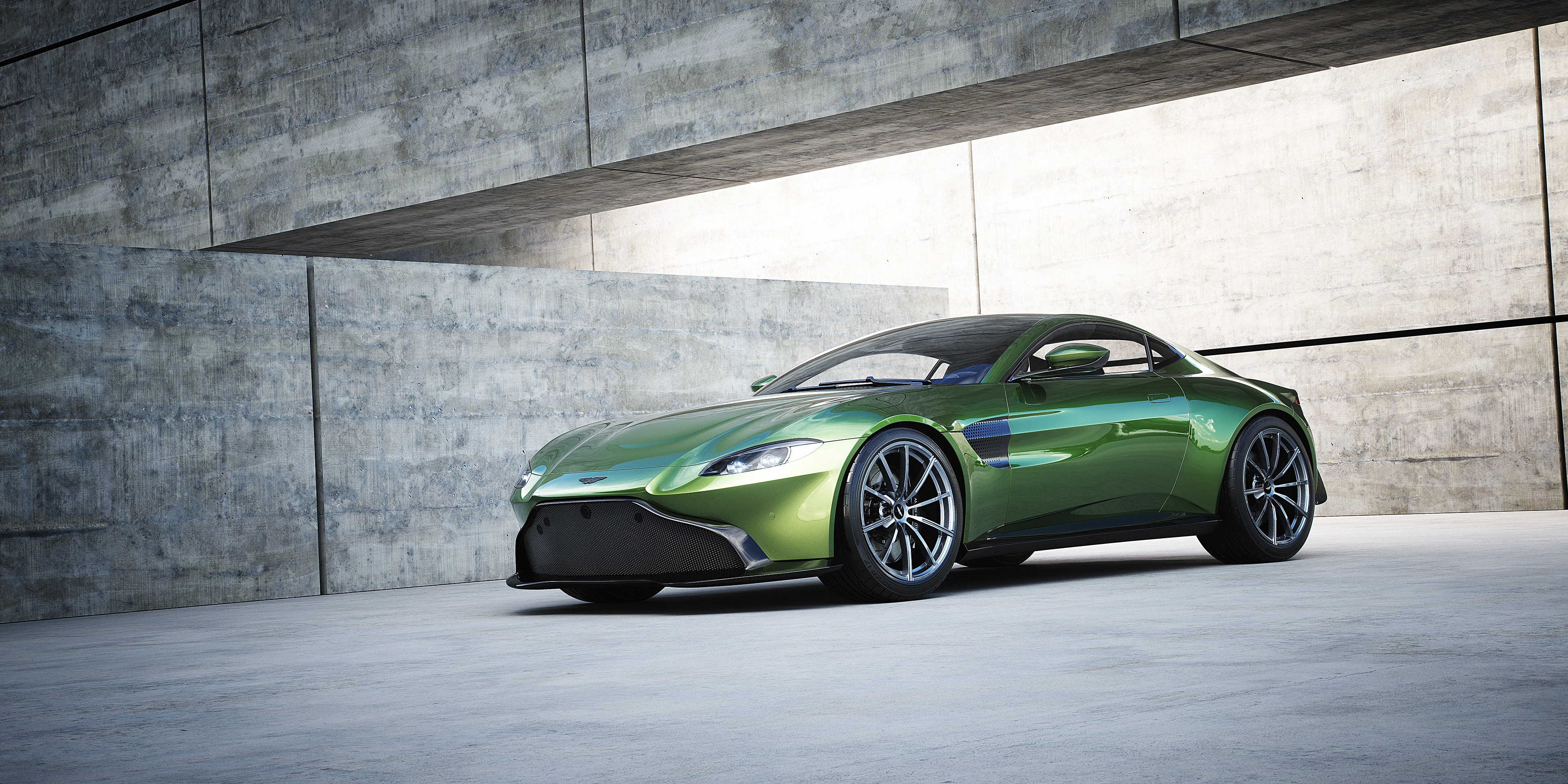 3D render of an Aston Martin Vantage