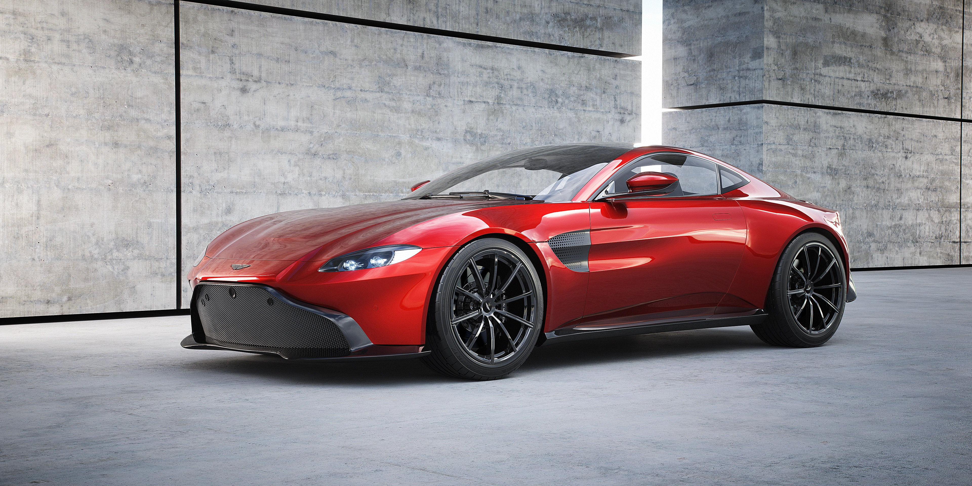 3D render of an Aston Martin Vantage
