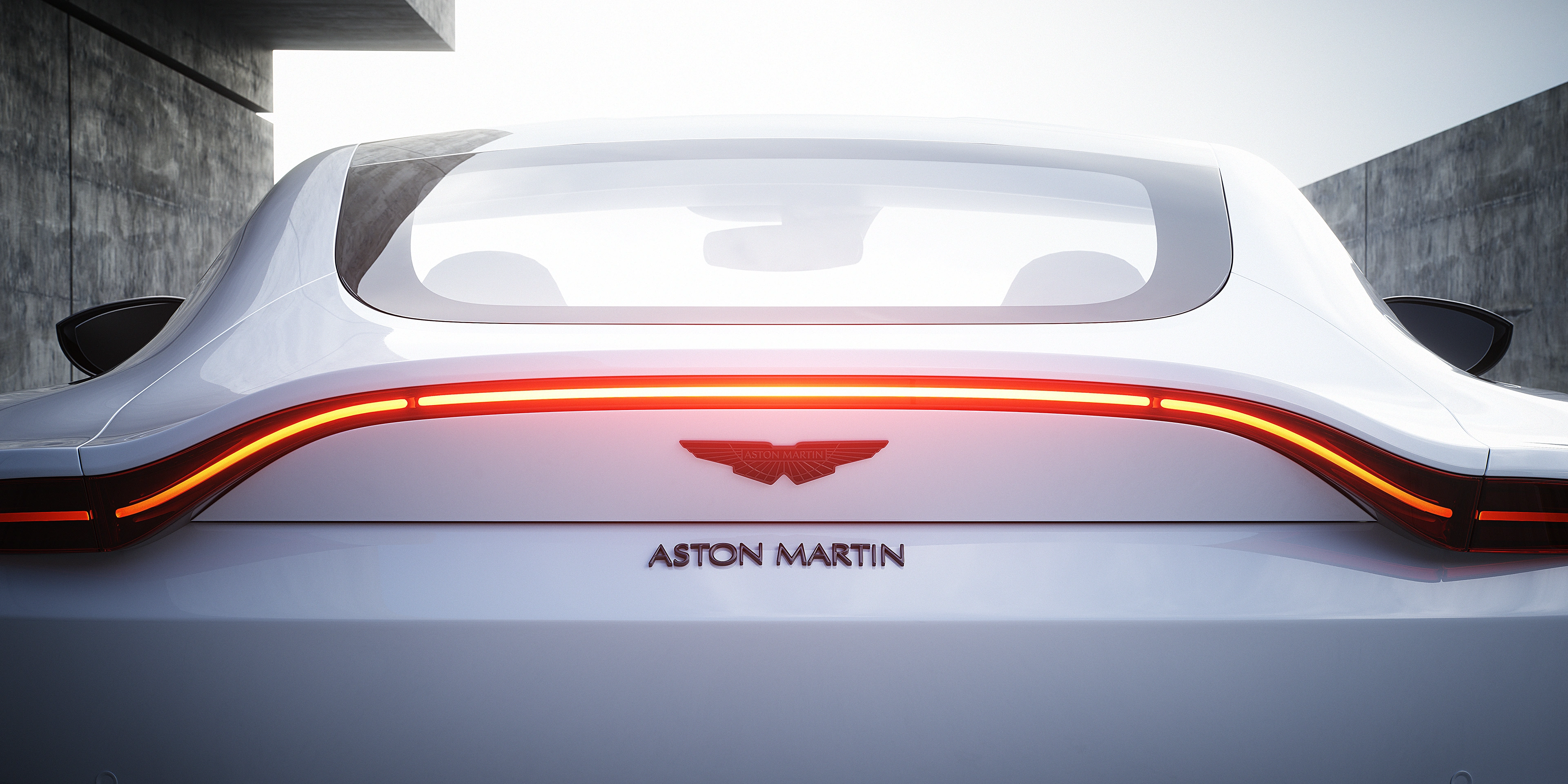 3D render of an Aston Martin Vantage