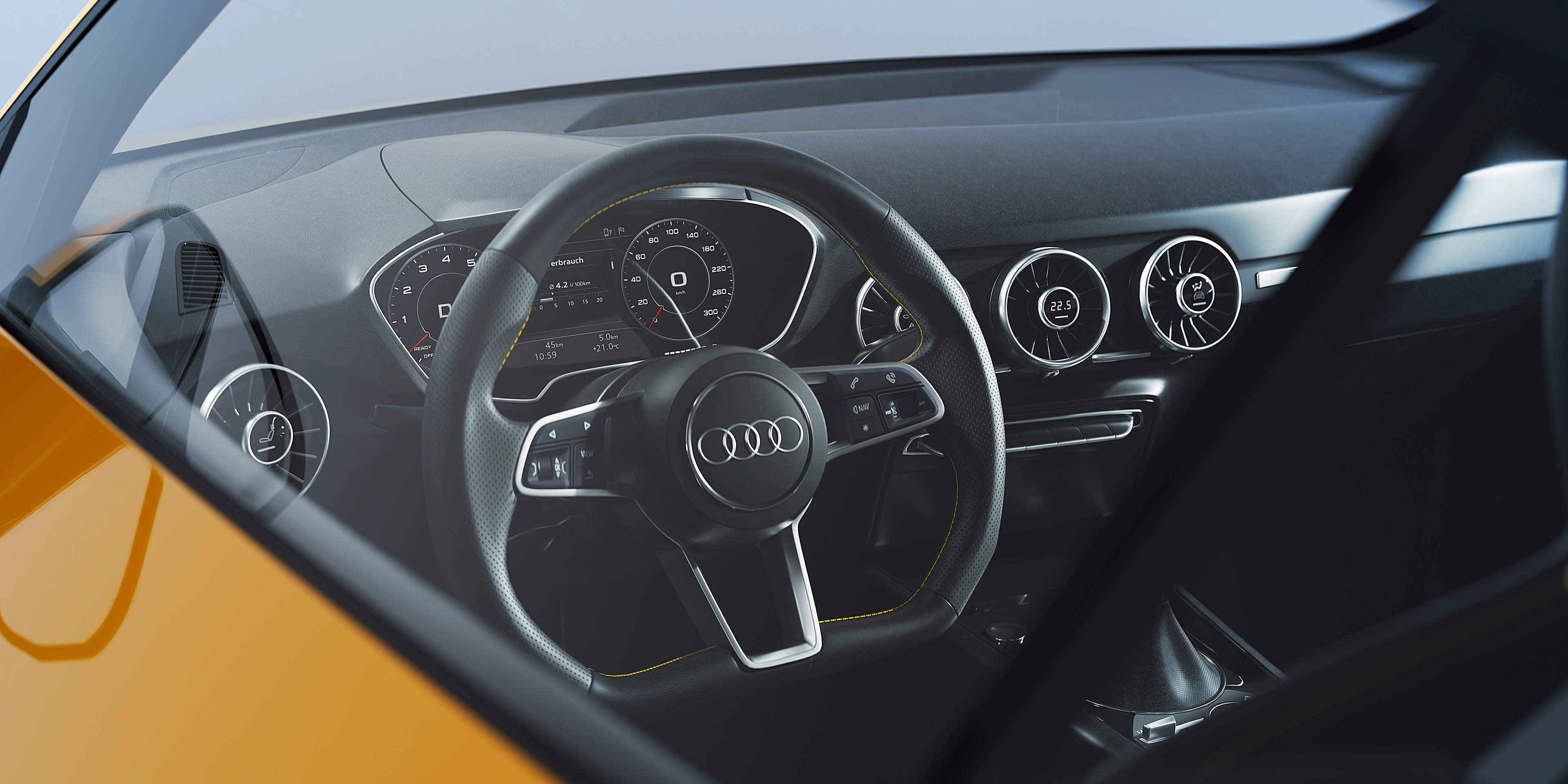 3D render of an Audi TTS (8S)