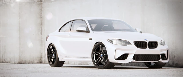 3D render of a BMW M2