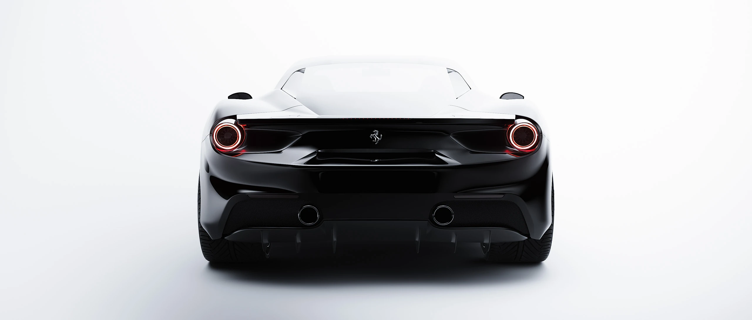 3D render of a Ferrari 488 GTB