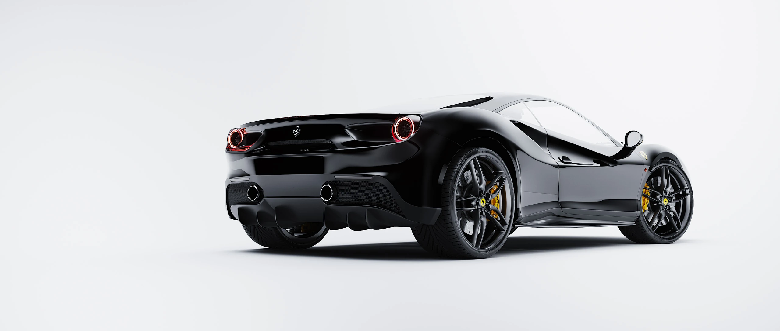 3D render of a Ferrari 488 GTB