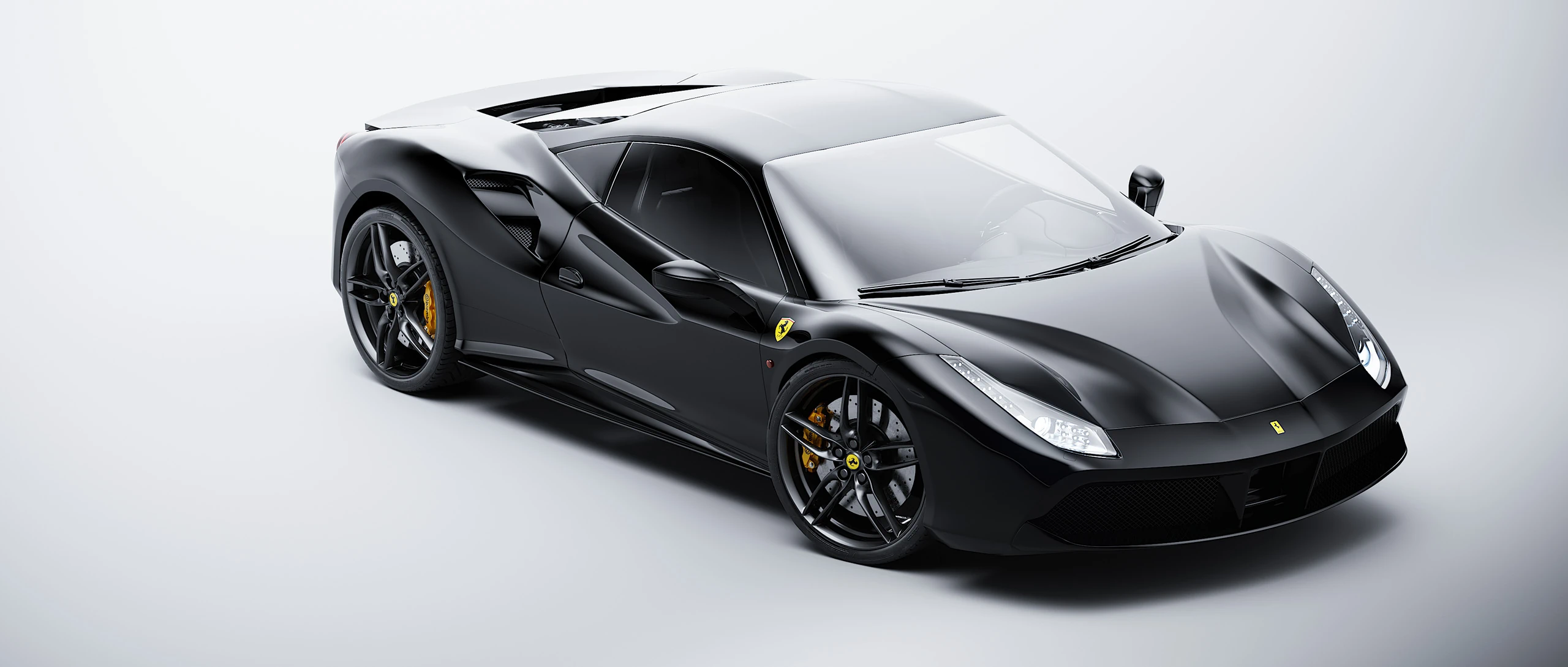 3D render of a Ferrari 488 GTB