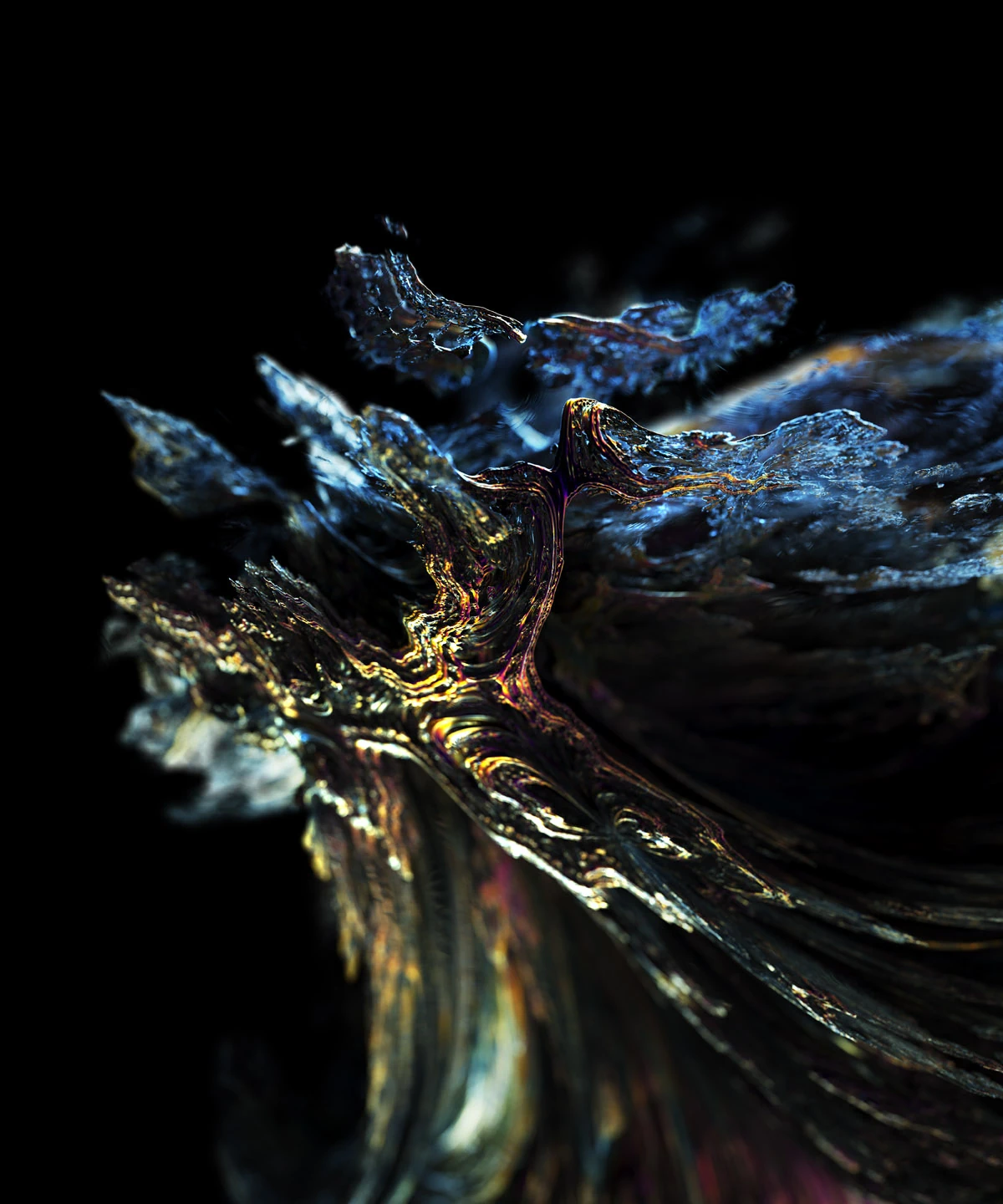 3D render of fractal Form I - Genesis