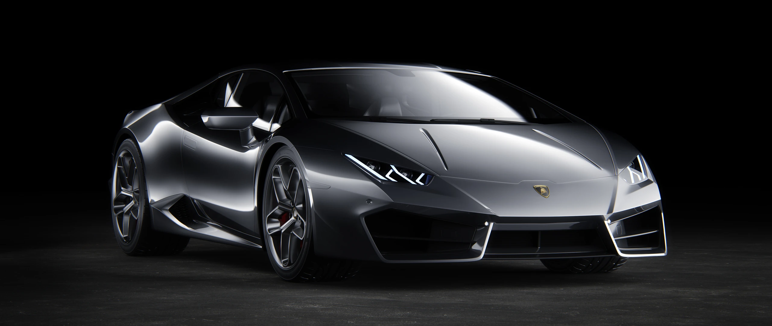3D render of a Lamborghini_Huracan