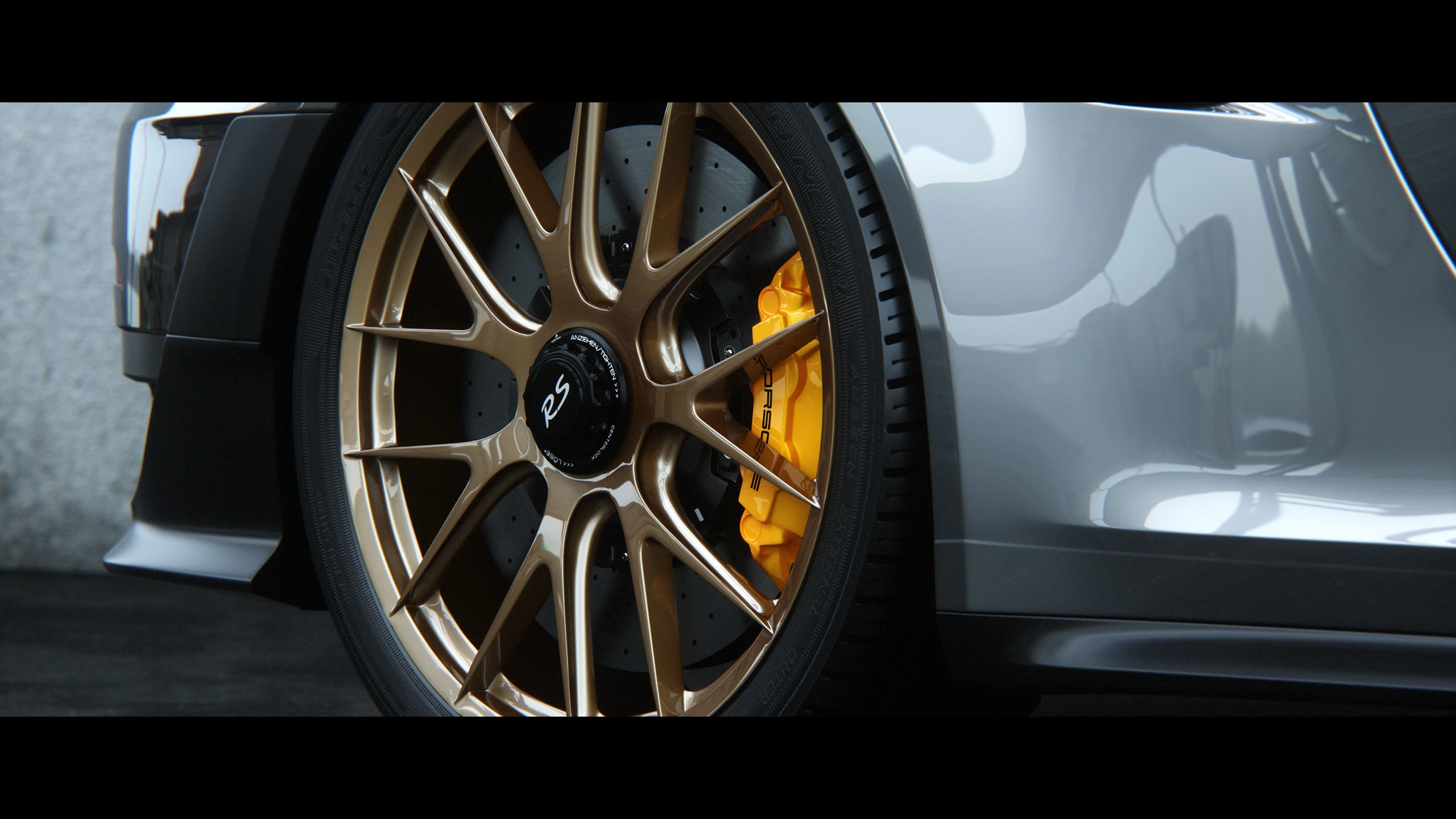 3D render of a Porsche GT2 RS