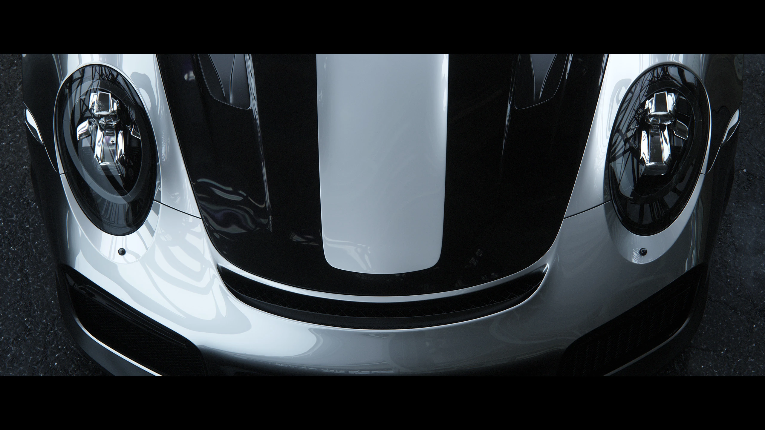 3D render of a Porsche GT2 RS