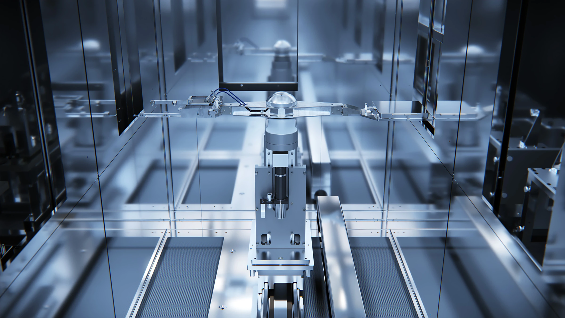 3D render of a TNO Reticle EUV Scanner