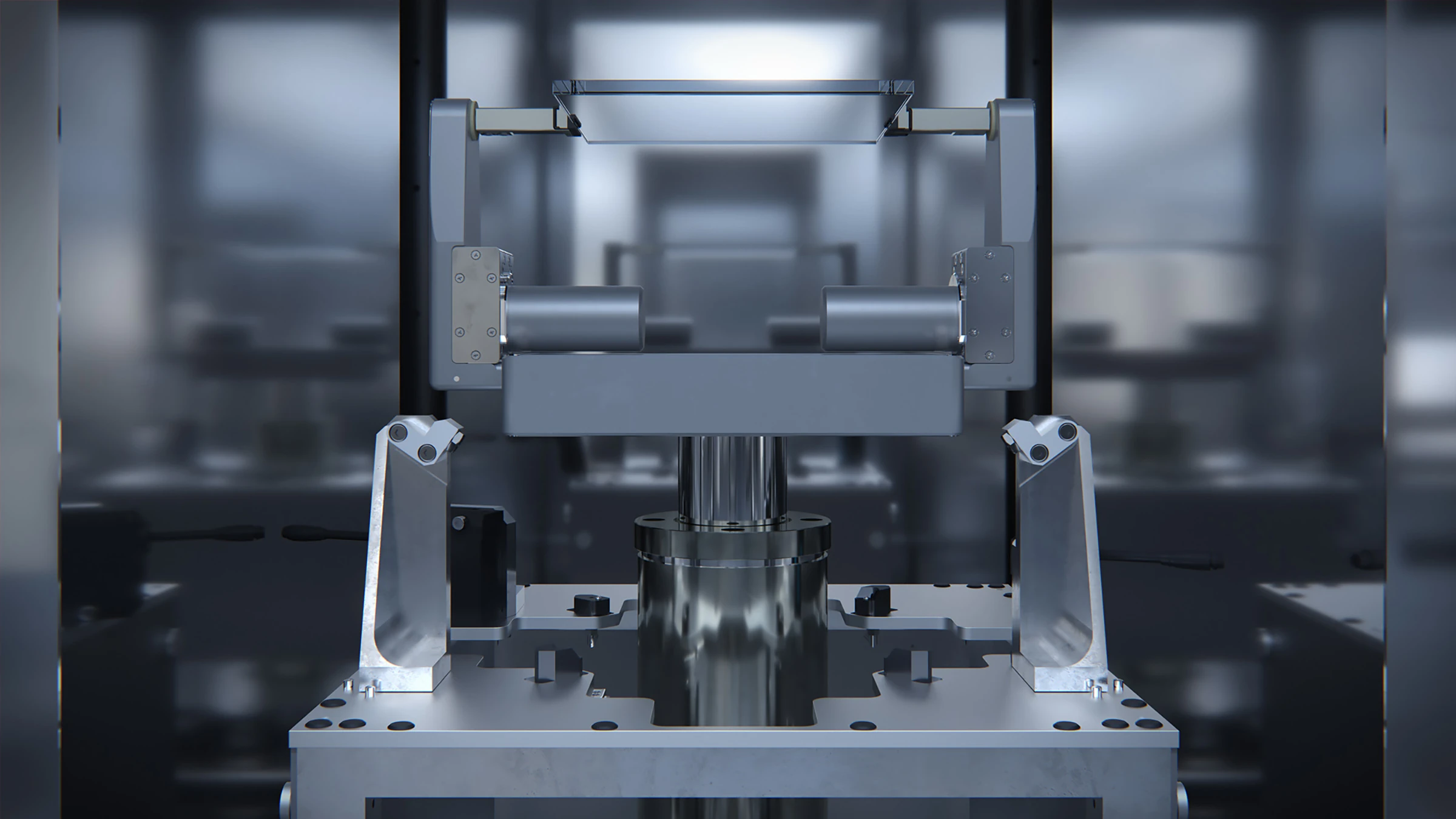 3D render of a TNO Reticle EUV Scanner