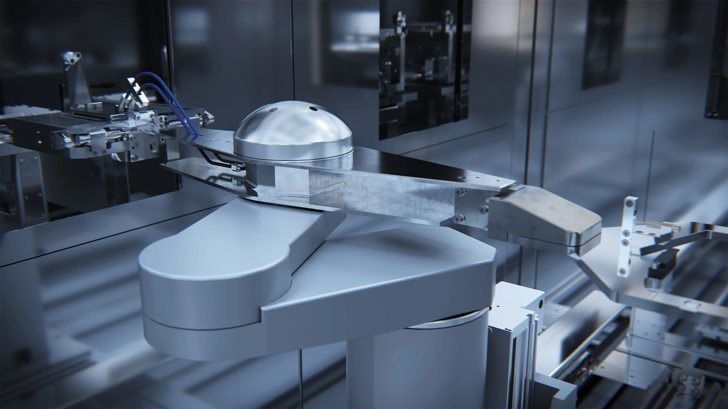 3D render of a TNO Reticle EUV Scanner