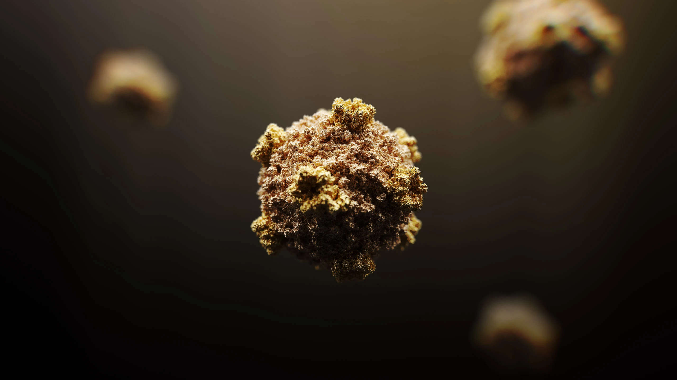 3D render of Cytoplasmic Polyhedrosis Virus structure