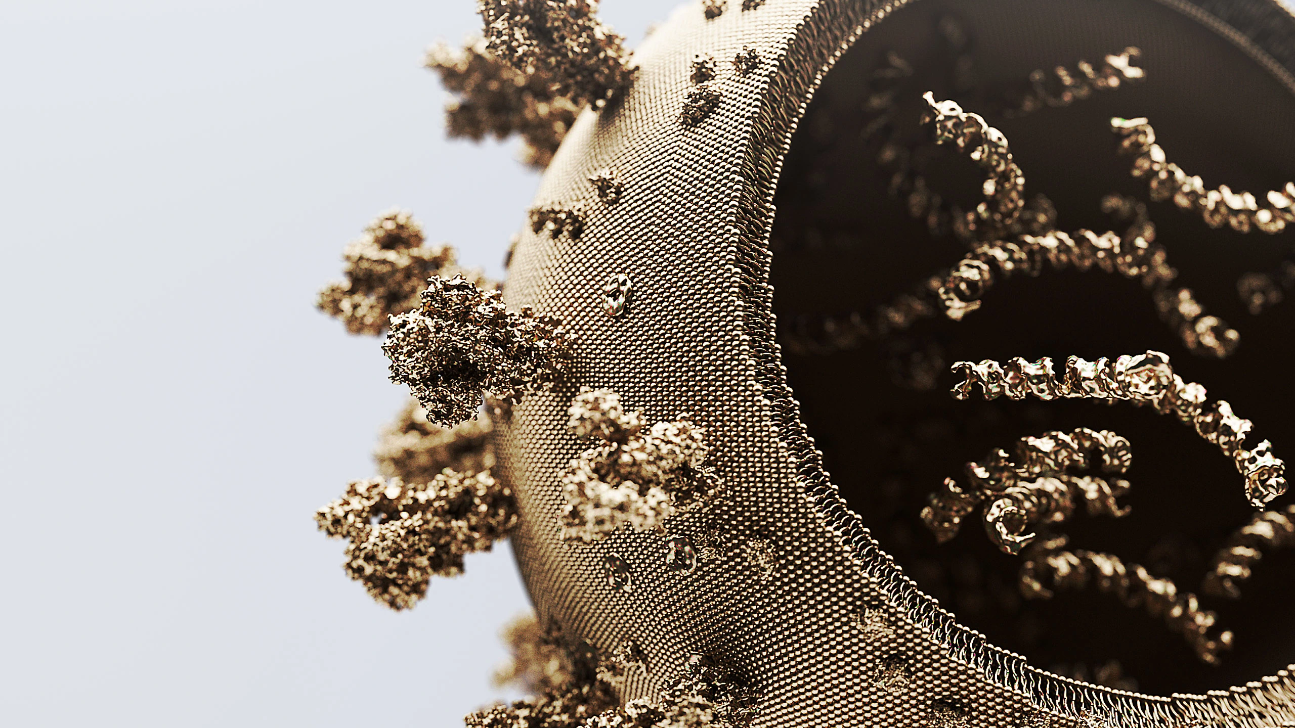 3D render of Covid-19 structure