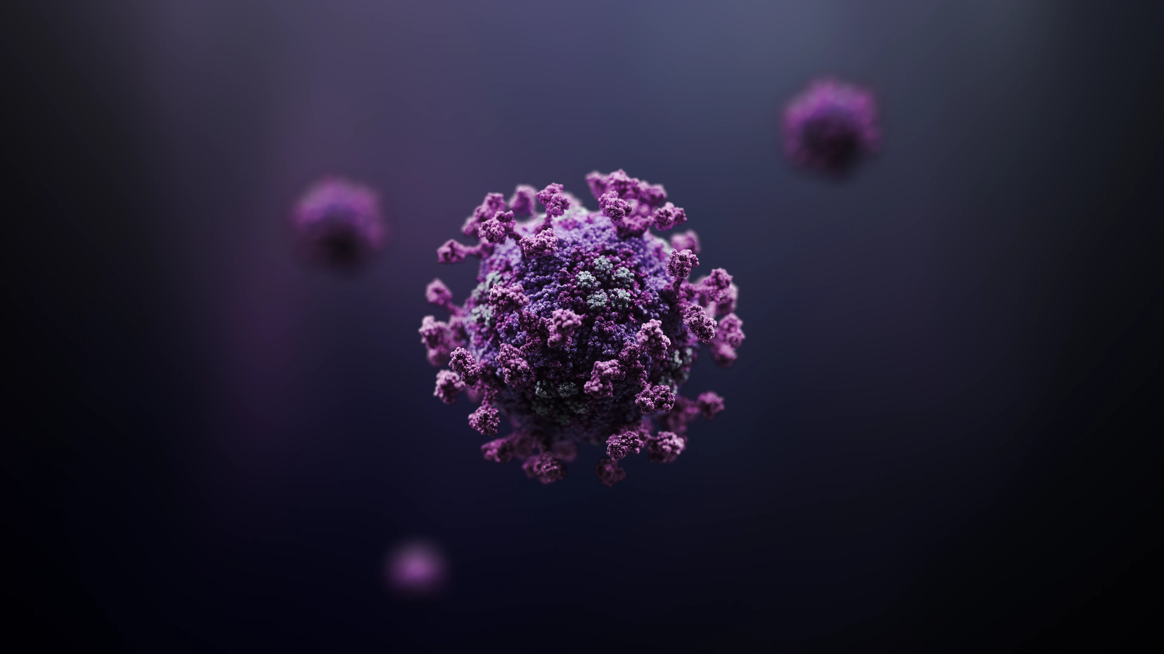 3D render of a Foot &Mouth Disease Virus structure