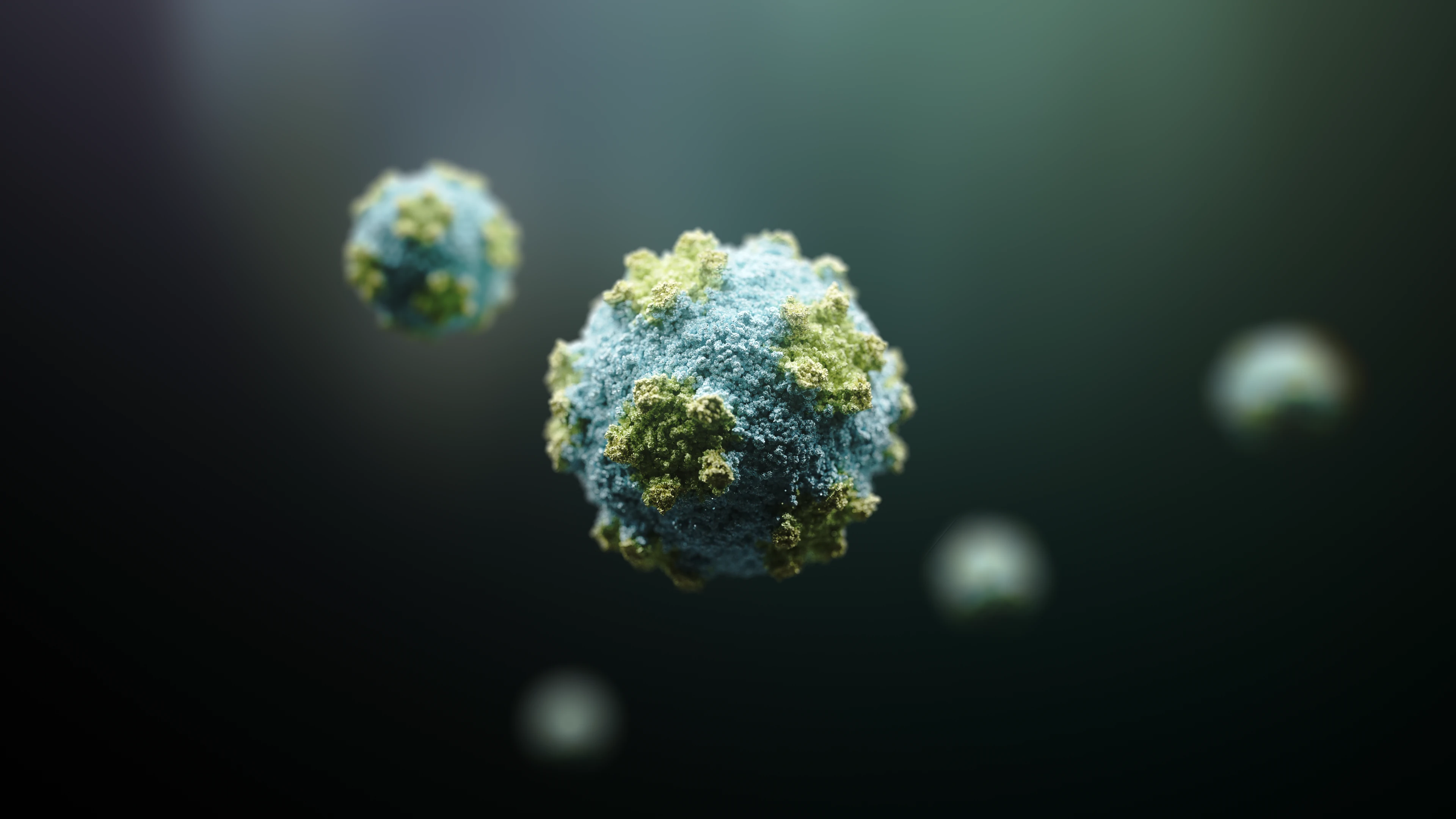 3D render of a Nora Virus structure